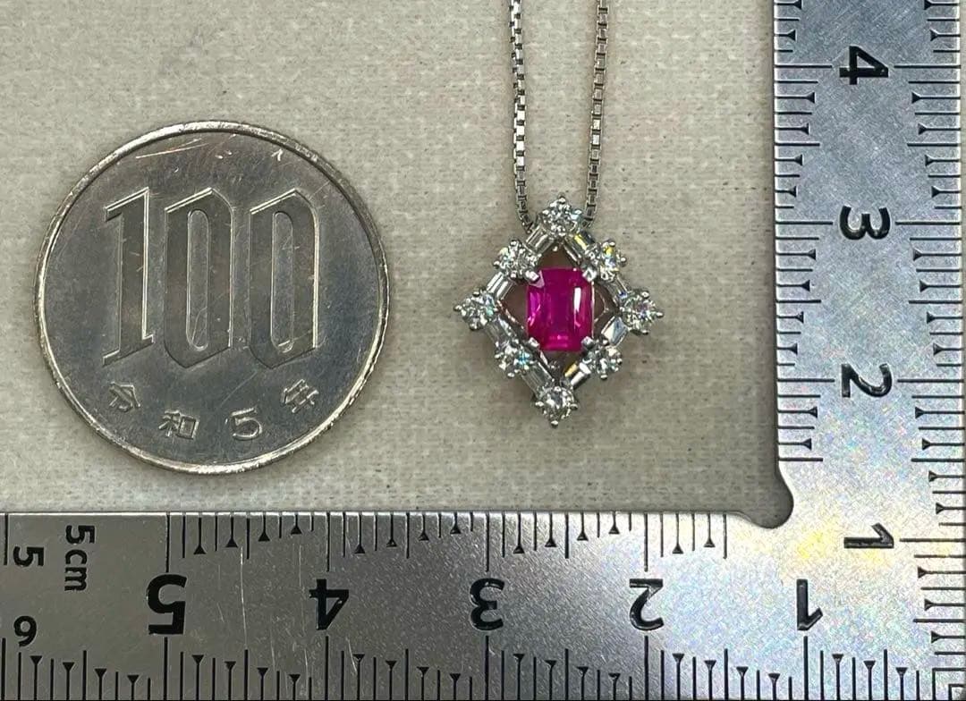 専用JL188★高級 ルビー0.57ct ダイヤ プラチナ ヘッド ソ付