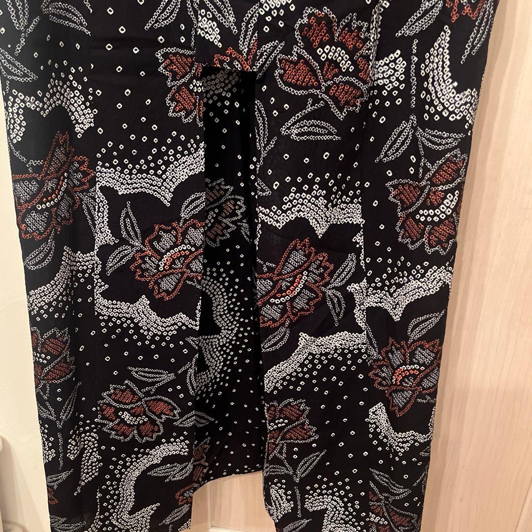 専用　有松鳴海絞り 黒　極美品