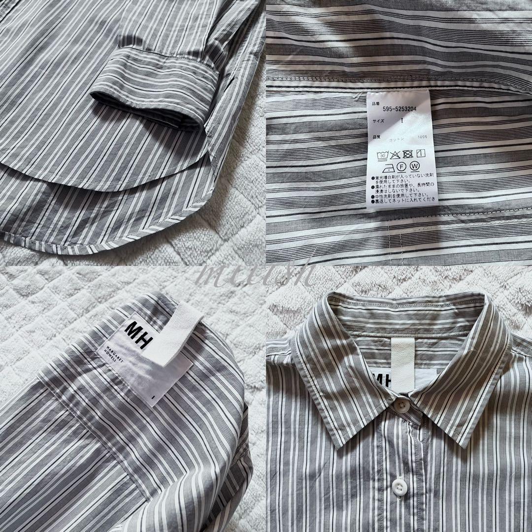 2025今季新作 マーガレットハウエル ストライプコットンシャツ カタログ掲載