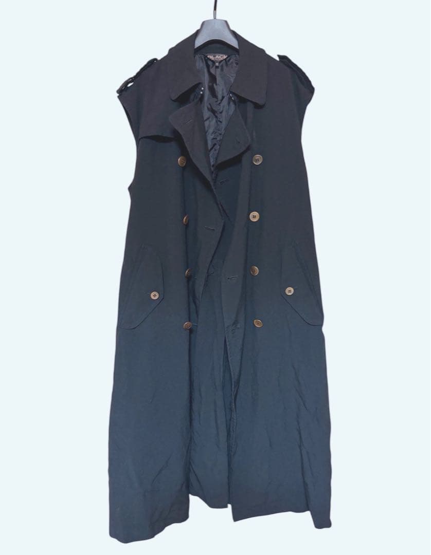 専用です！新品未使用⭐︎ブラックコムデギャルソン黒ノースリーブ ロングコート