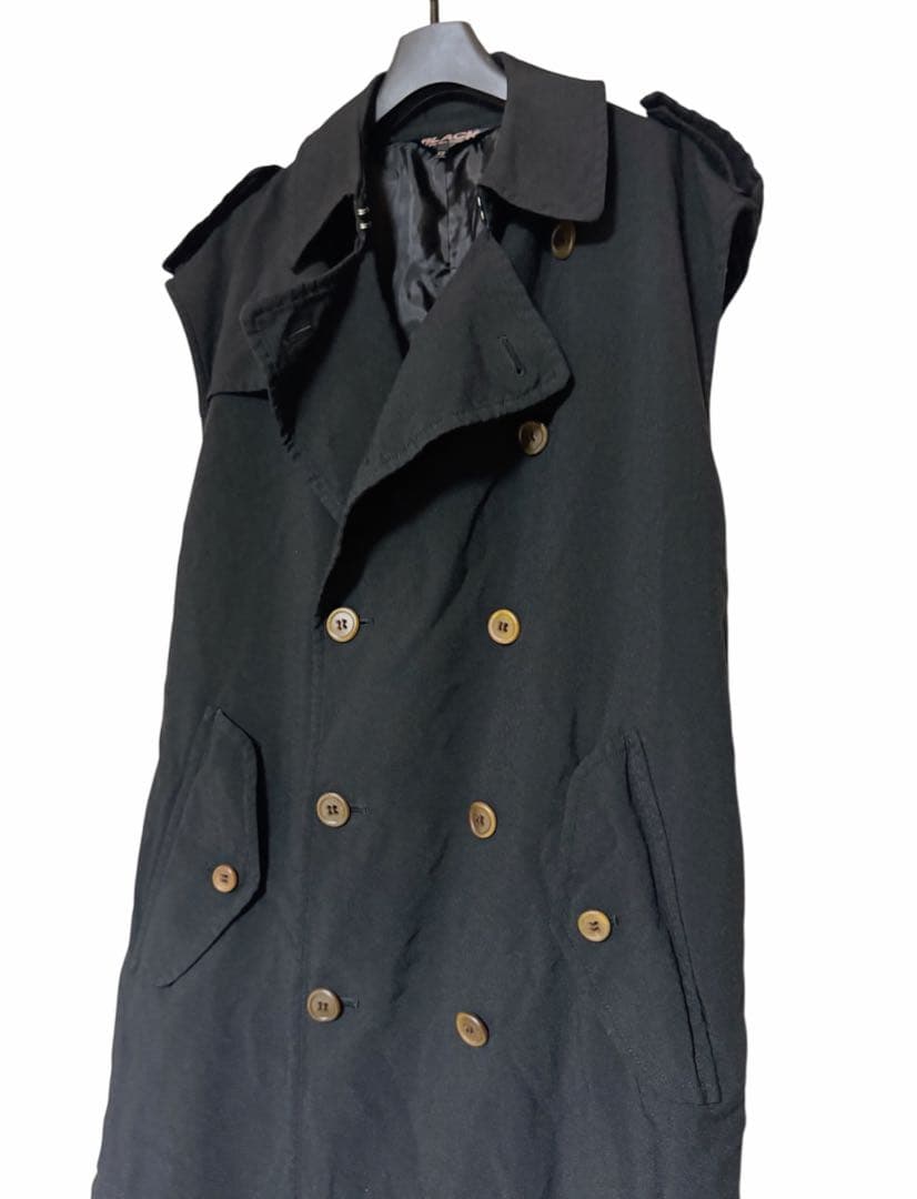 専用です！新品未使用⭐︎ブラックコムデギャルソン黒ノースリーブ ロングコート