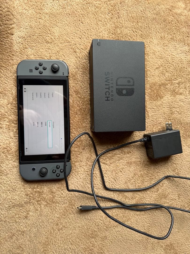 Nintendo Switch グレー 本体 箱あり