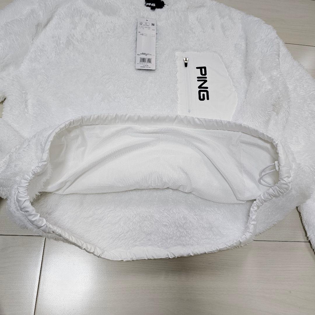 新品 PING レディース【LL】セットアップ ボア フリース スカート 上下