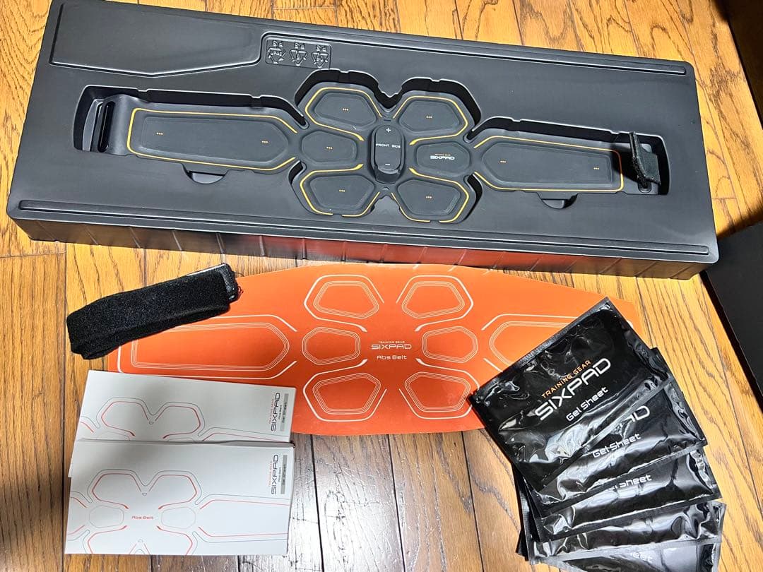 シックスパッド アブズベルト S/M/Lサイズ 新品ジェルシート6セット付き