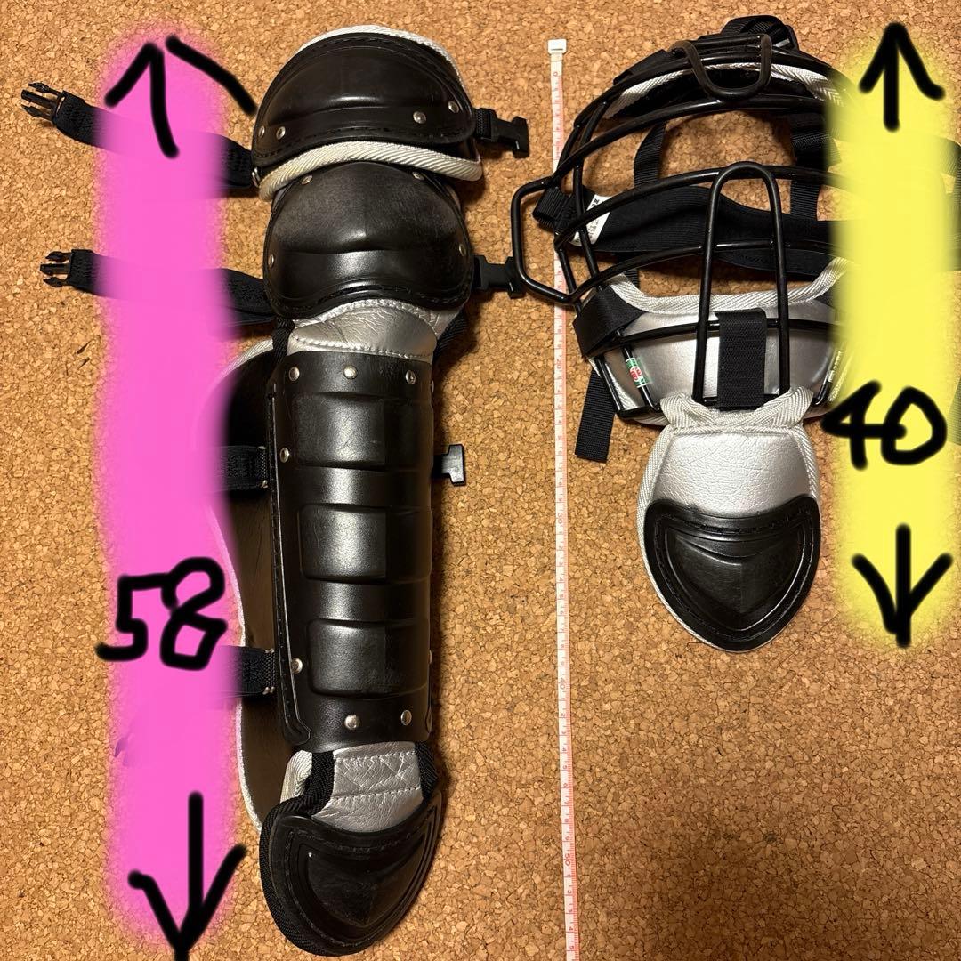 ま*つ様 ZETT JSBB キャッチャー防具セット　少年軟式野球用　黒　日本製