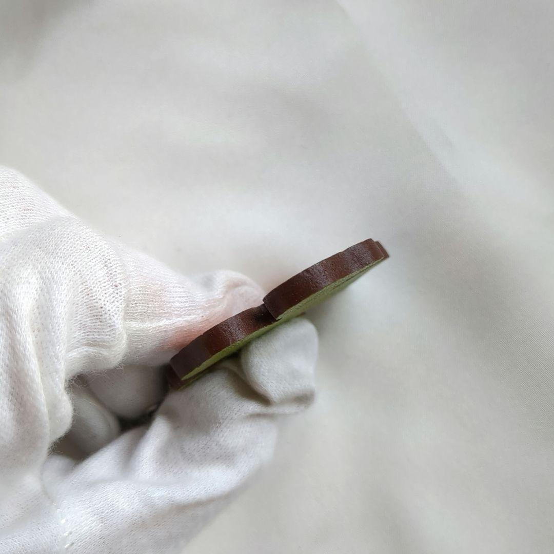 美品 HERMES クローバー チャーム