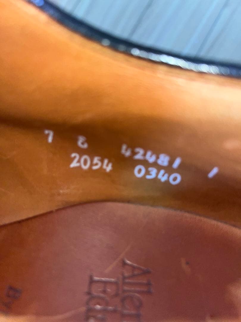 【AllenEdmonds】Bayron 7E パンチドキャップトゥ