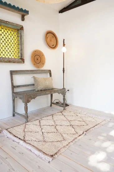 週末sale　maroc購入 ヴィンテージラグ　ベニワレン　モロッコラグ