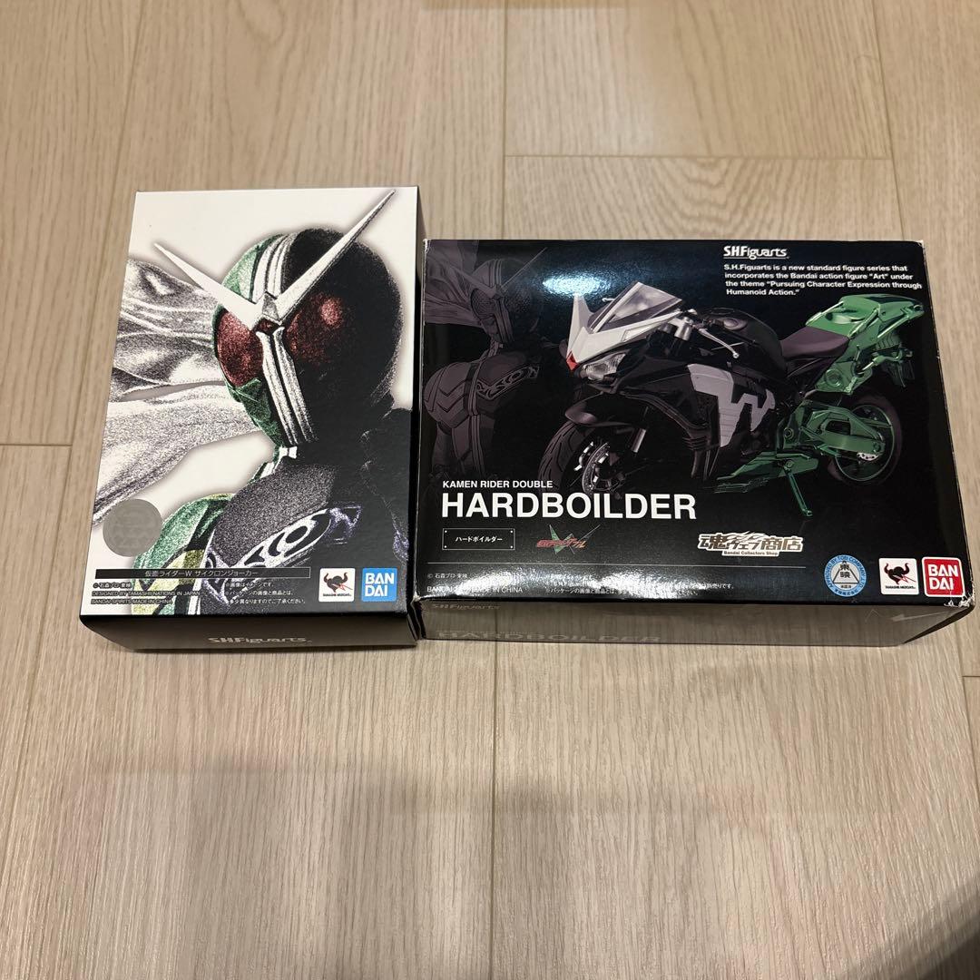 【欠品あり】真骨彫 仮面ライダーダブル サイクロンジョーカー＋おまけ