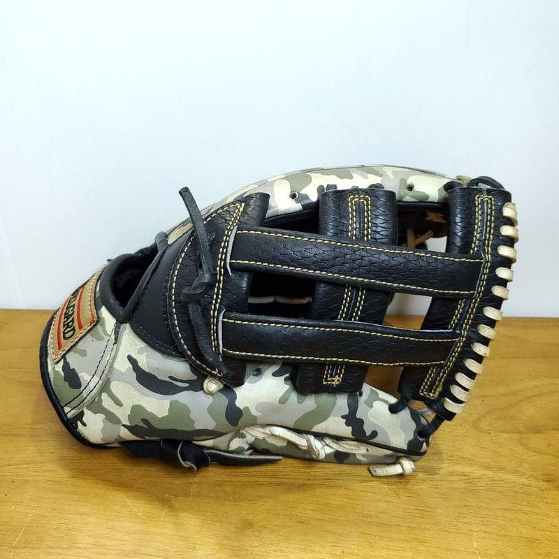 ベルガード 限定品 カモ 日本製 BELGARD 内野用 軟式グローブ