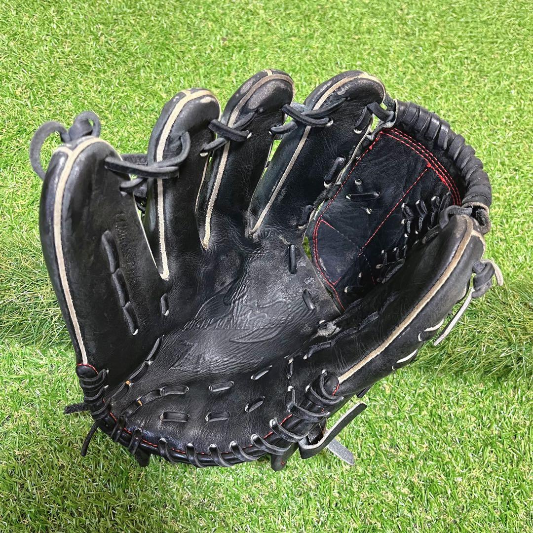 Zeems ジームス 軟式野球 左利き 投手用 オーダーグローブ 謙虚刺繍