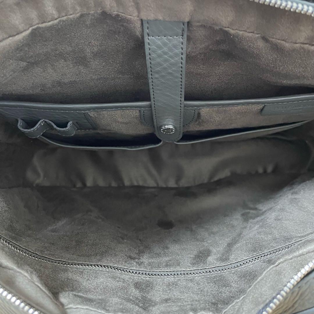 ペッレモルビダ メイデンヴォヤージュ ビジネスバッグ 2way レザー グレー