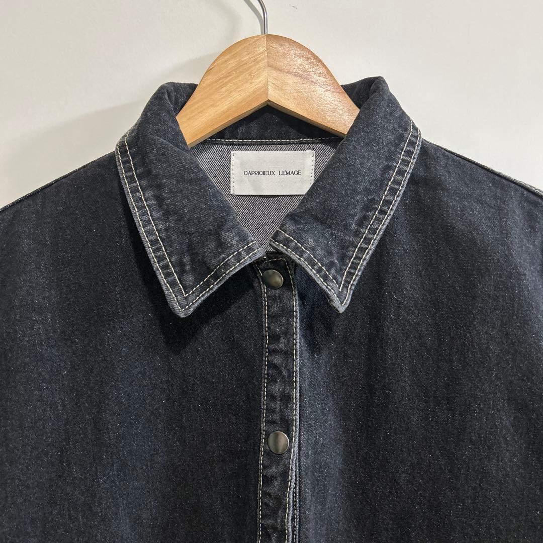 カプリシューレマージュ オーバーサイズ デニムジャケット デニムカバーオール