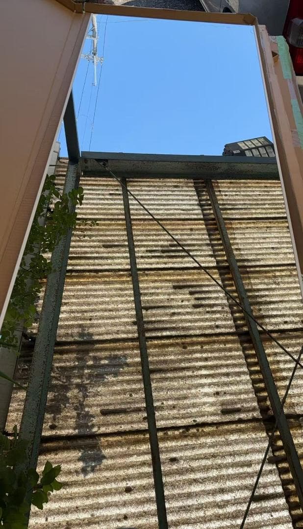 【中古】ダンスミラー 割れない鏡 幅60x160cm 姿見 白色 3番