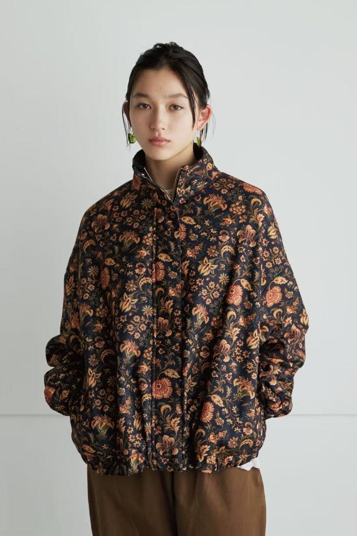 希少　レア　MEDE19F　ミュルーズモダン　リバーシブル中わたブルゾン　3L