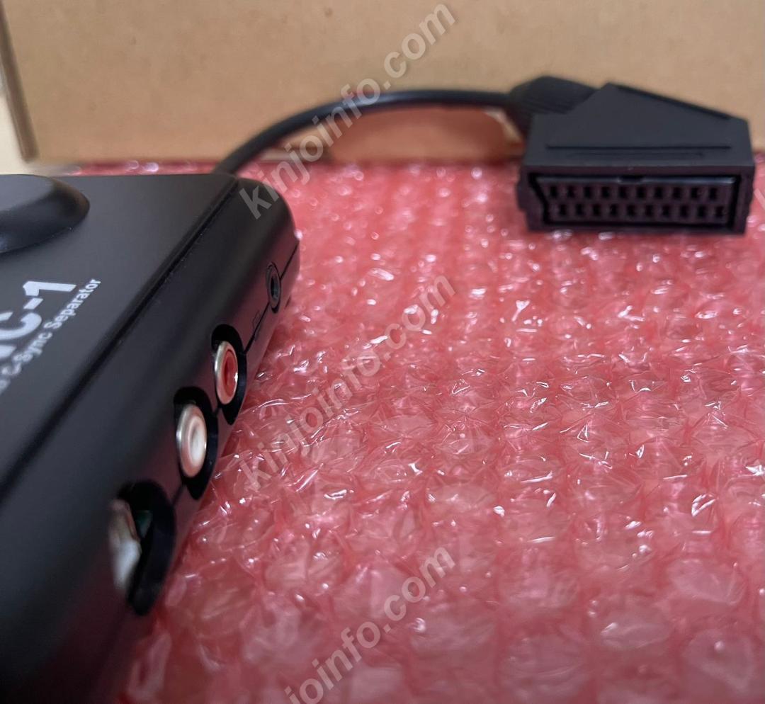 21ピンRGBマルチ端子対応 複合同期分離ユニットXSYNC-1【新品未使用】