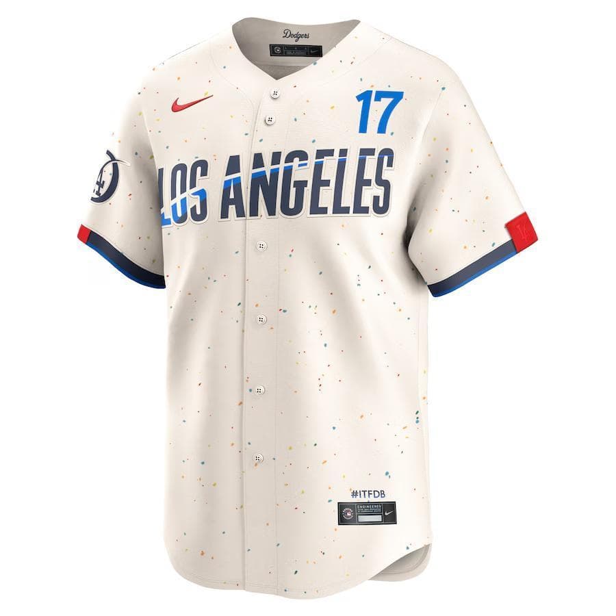 大谷翔平2025CITYコネクトNIKELIMITEDジャージ♯34パッチ付　L