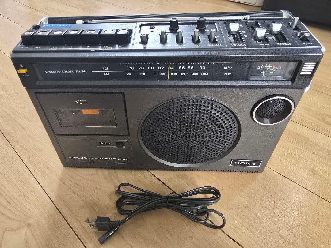 SONYソニー CF-1980 ラジカセ ラジオ希少品