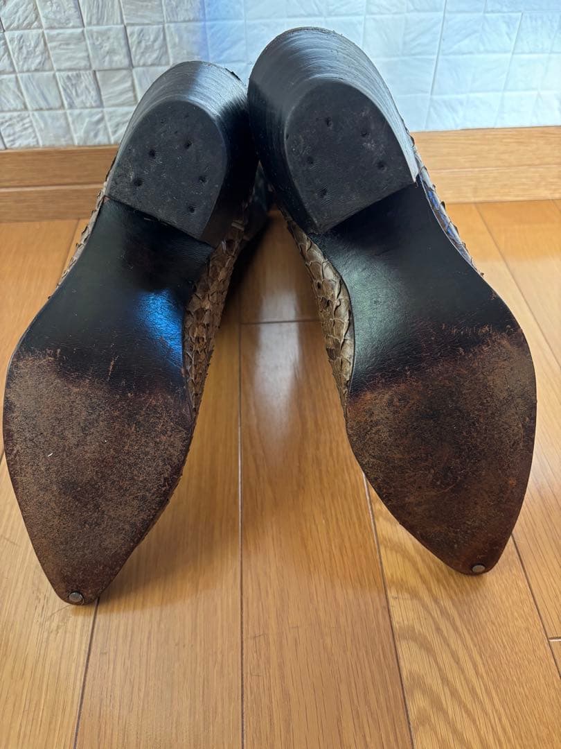 Justin ジャスティン D7414 パイソン USA製 ウエスタンブーツ