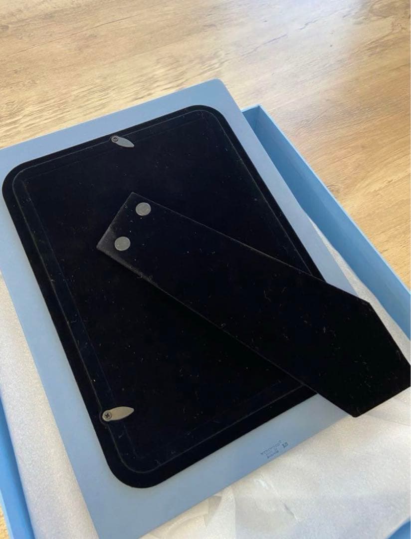 新品未使用　翌日発送　 フォトフレーム　写真たて　ペールブルー