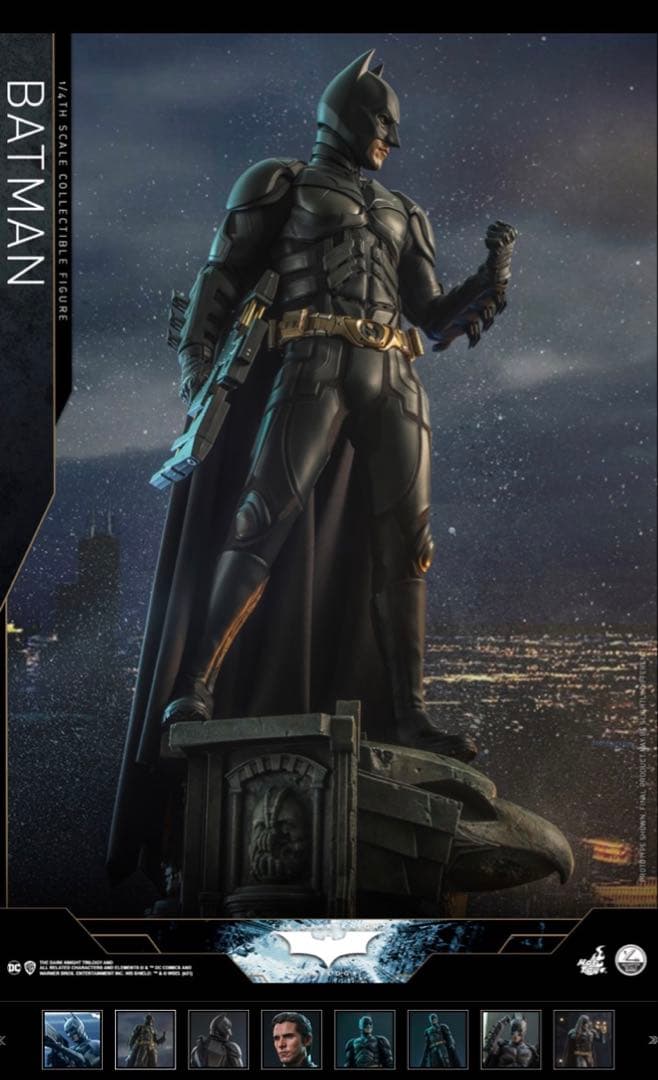 ホットトイズ　クォータースケール　ダークナイト　開封品　美品