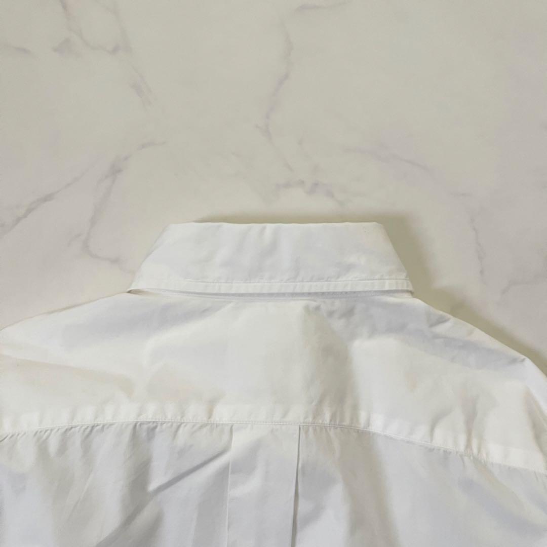 ko様　希少サイズ　マディソンブルー マダムシャツ 長袖 白　B刺繍　02サイズ