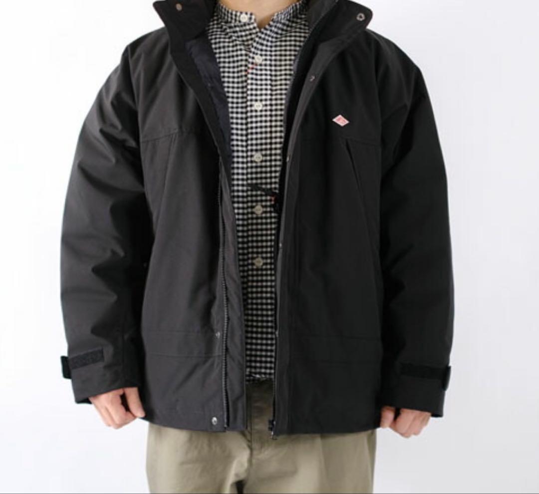 星*星様 DANTON ブラック ダウンジャケット Lサイズ