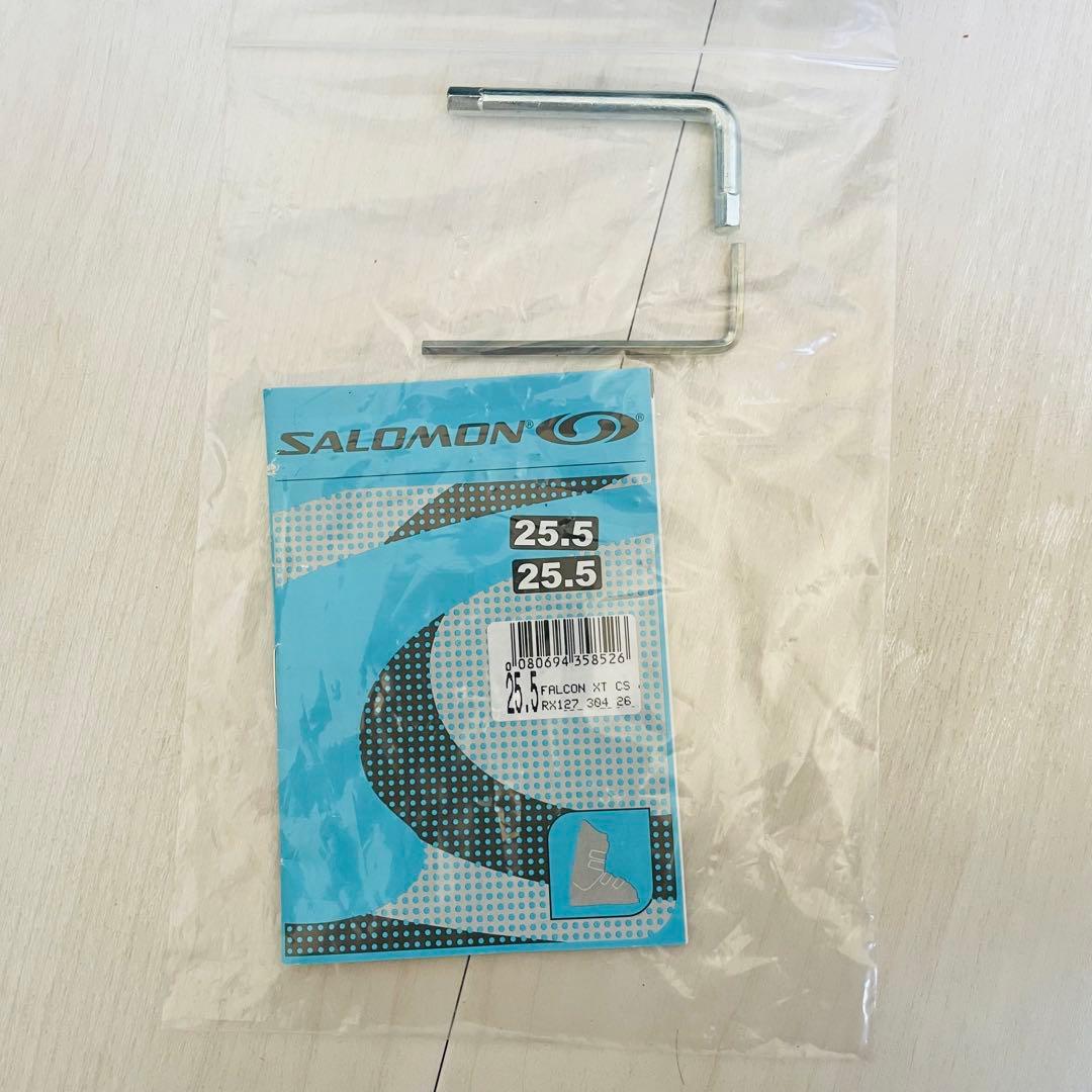 SALOMON FALCON XT CS スキーブーツ　25 ホワイト　ブラック