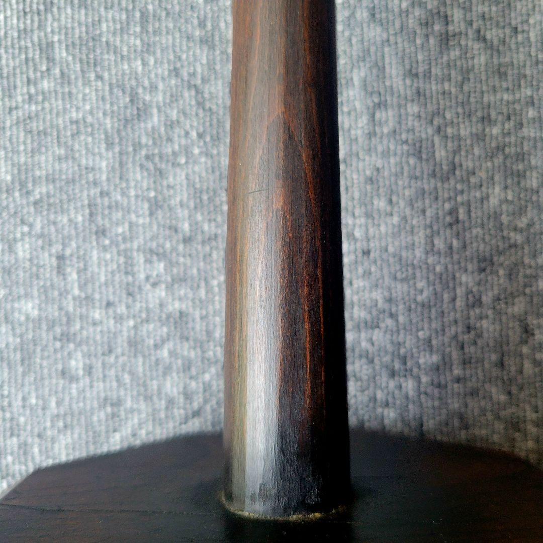 和骨董・木製燭台・アンティーク雑貨