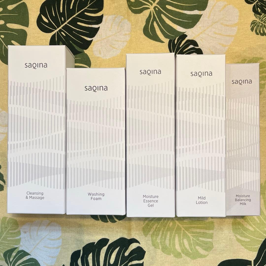 サキナ ベーシック セット クレンジング 洗顔 ジェル 化粧水 乳液