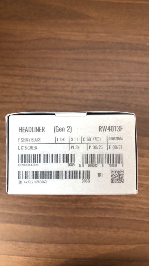 ギフト包装 新品未開封 Rayban  Headliner Gen2