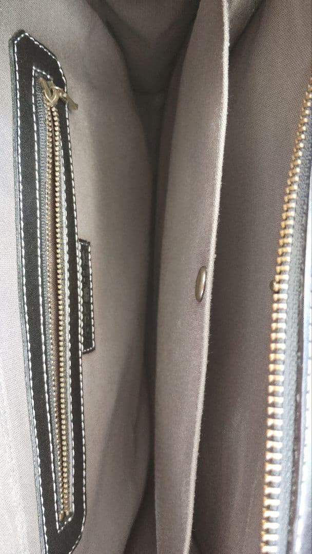 防水レザー　ブリーフケース