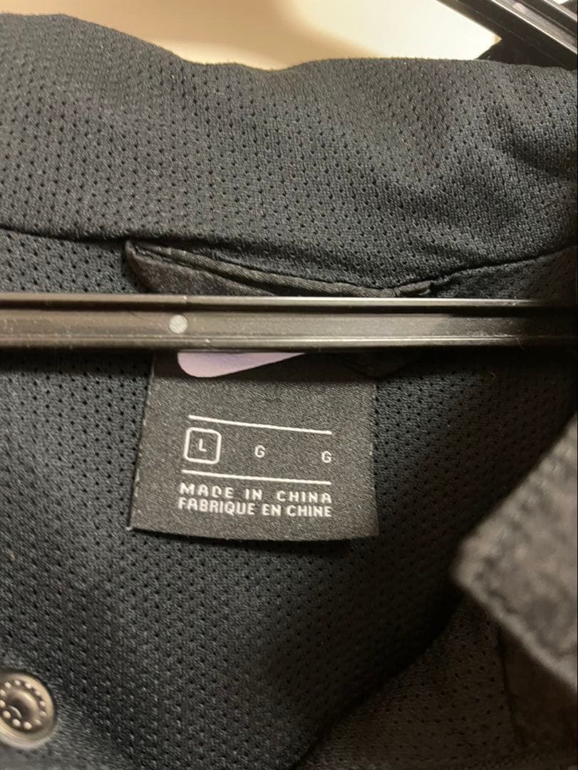 Nike フード付きナイロンジャケット L ブラック