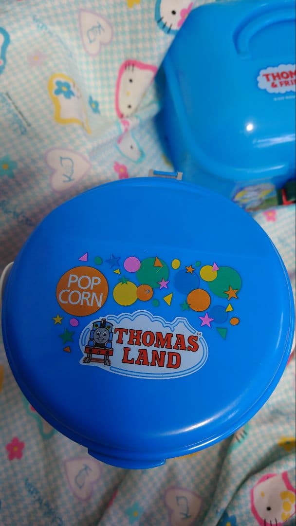 セット きかんしゃトーマス キャリーバック ティッシュ ポップコーンバゲット他