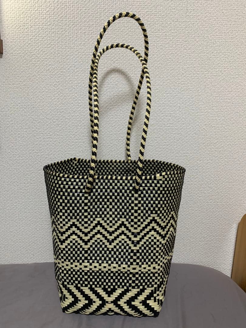 Letra レトラ　メルカドバッグ　バケット　WOVEN ロングハンドル