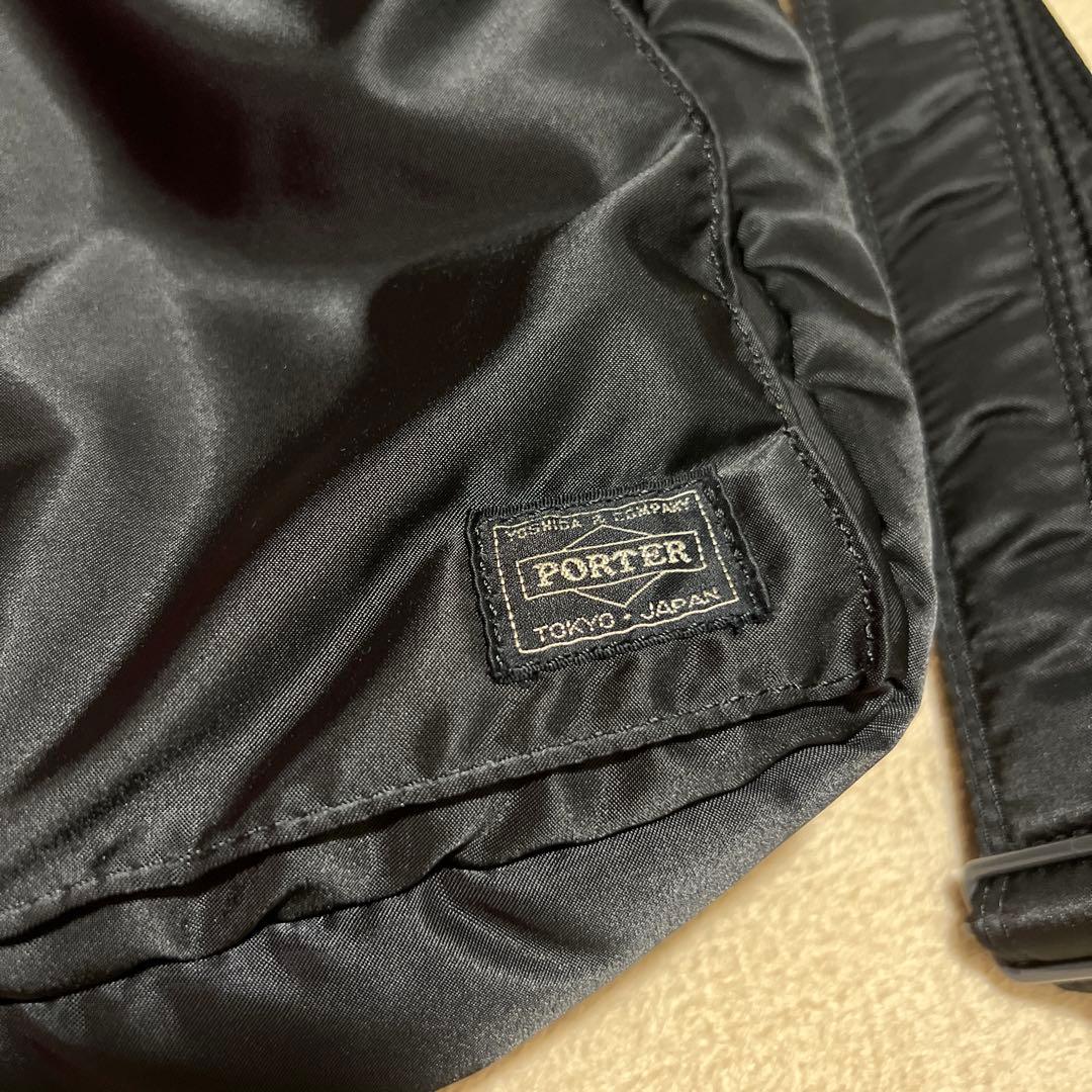 【美品】PORTERブリーフケースショルダー ポーター ビジネスバッグ ブラック