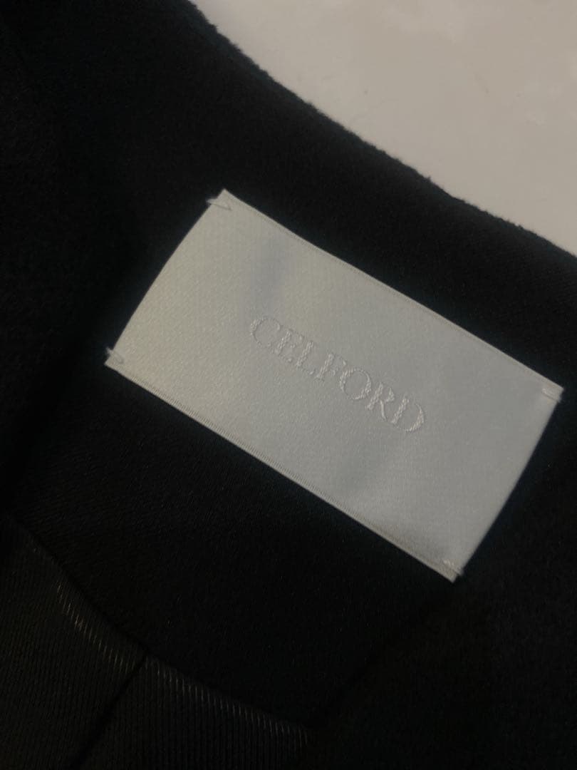 CELFORD セルフォード ☆2024完売裾ファーロングジレ 黒　未使用
