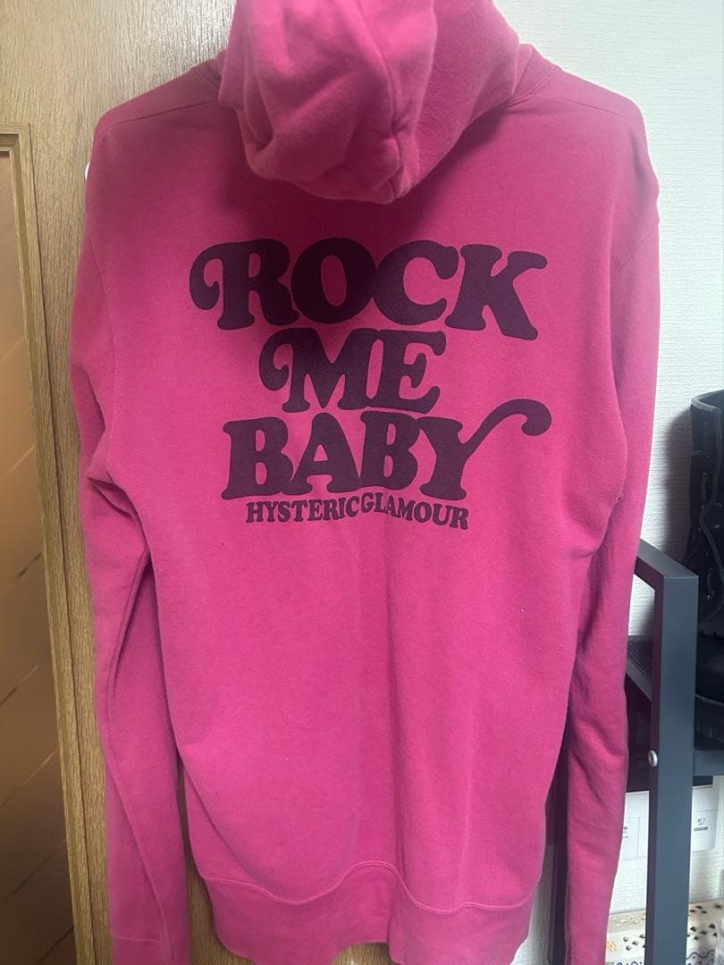 HYSTERIC GLAMOUR ピンクパーカー　ヒスガール