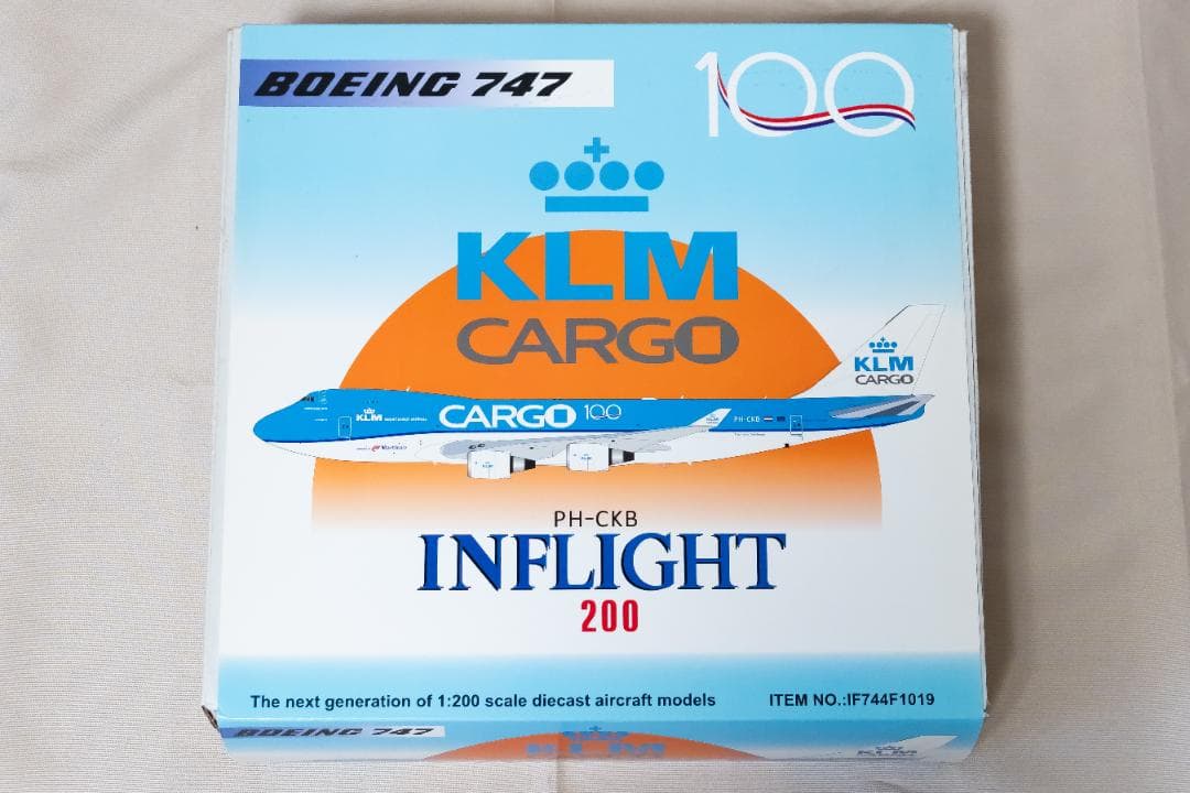 KLMカーゴ Boeing 747-400ERF PH-CKB 1/200