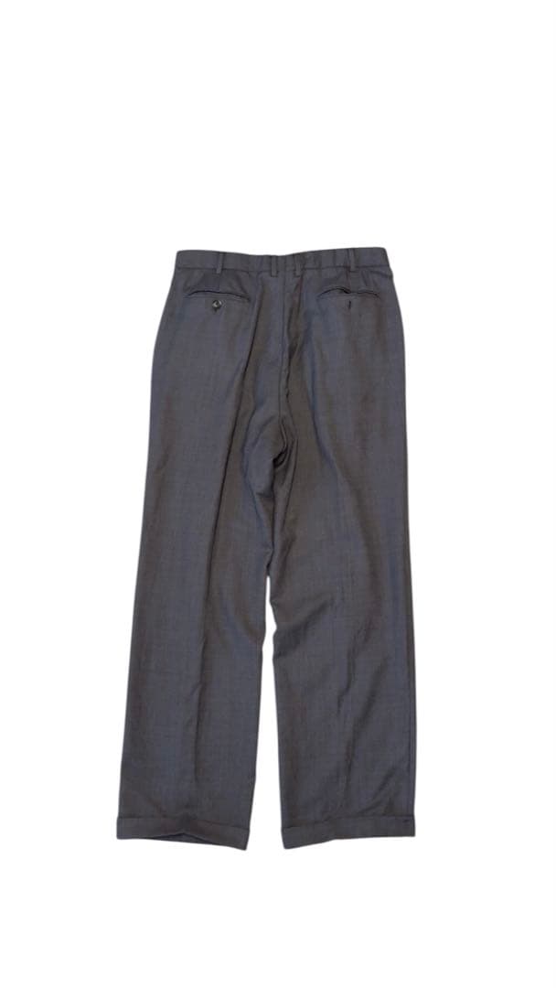 パンツ 00s ARMANI COLLEZIONI wool tack slacks