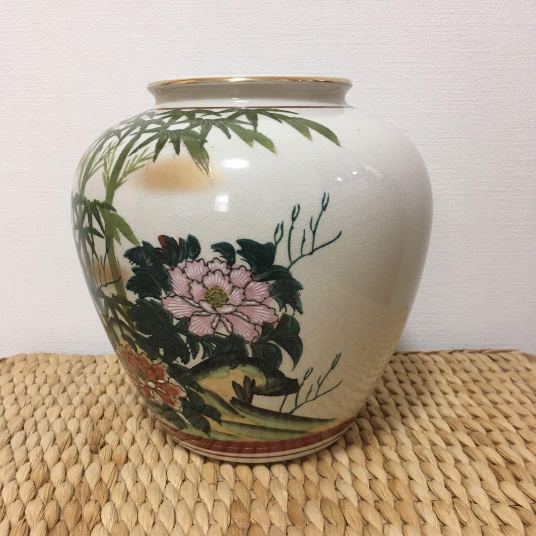 九谷焼　上絵壺