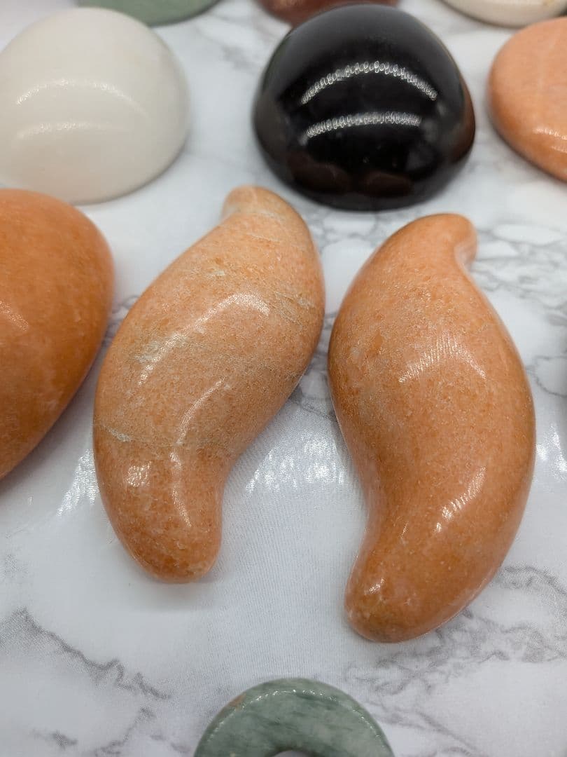 リラクゼーショングッズ天然 石のセット　ホットストーン　高級セット　エステ