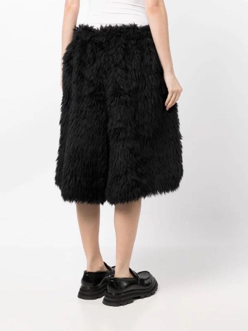 COMME des GARCONS コムデギャルソン ワイドハーフパンツ ファー