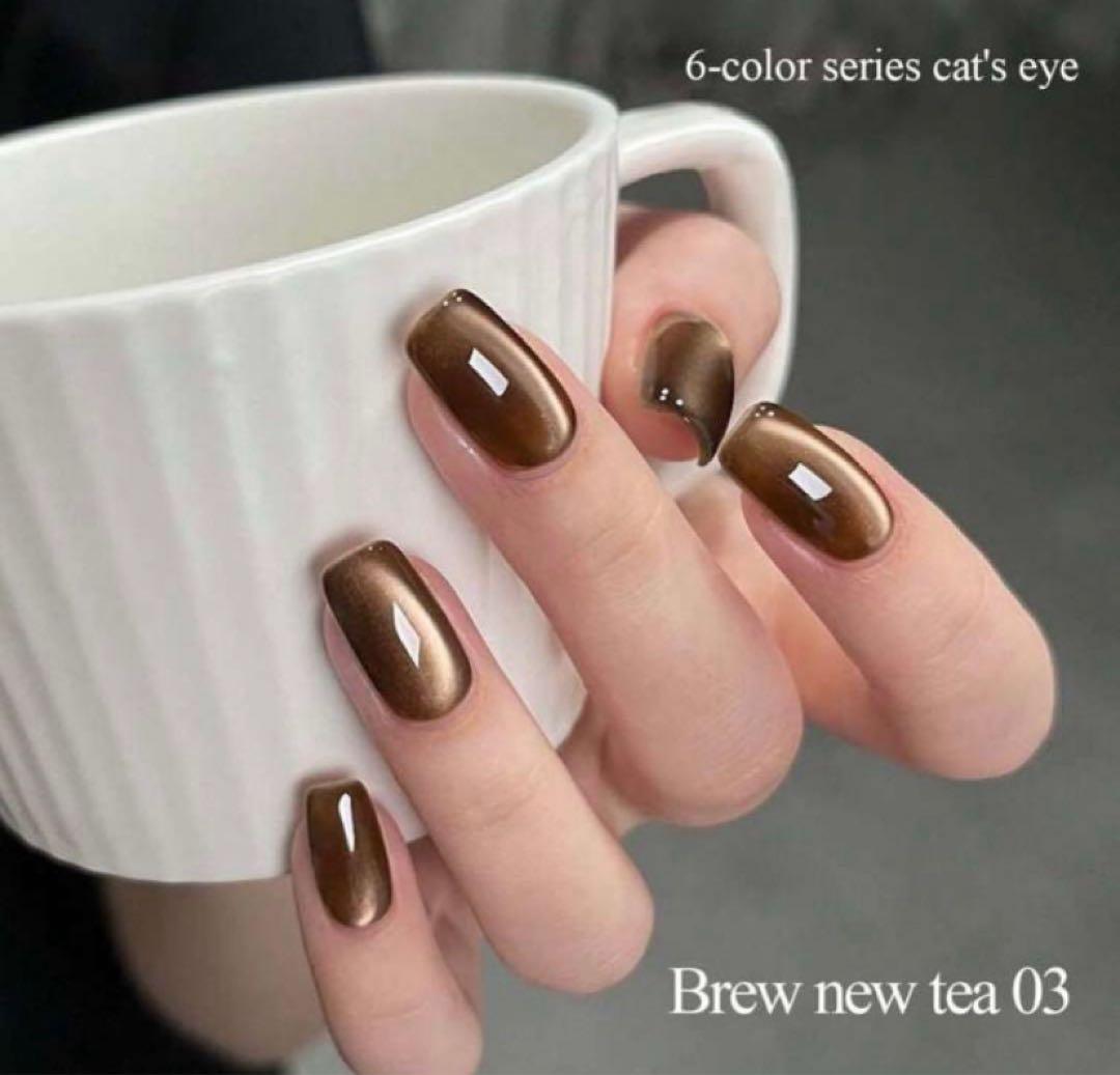 新品　微粒子　ジェルネイル　6本カラージェル　美　マグネットネイル