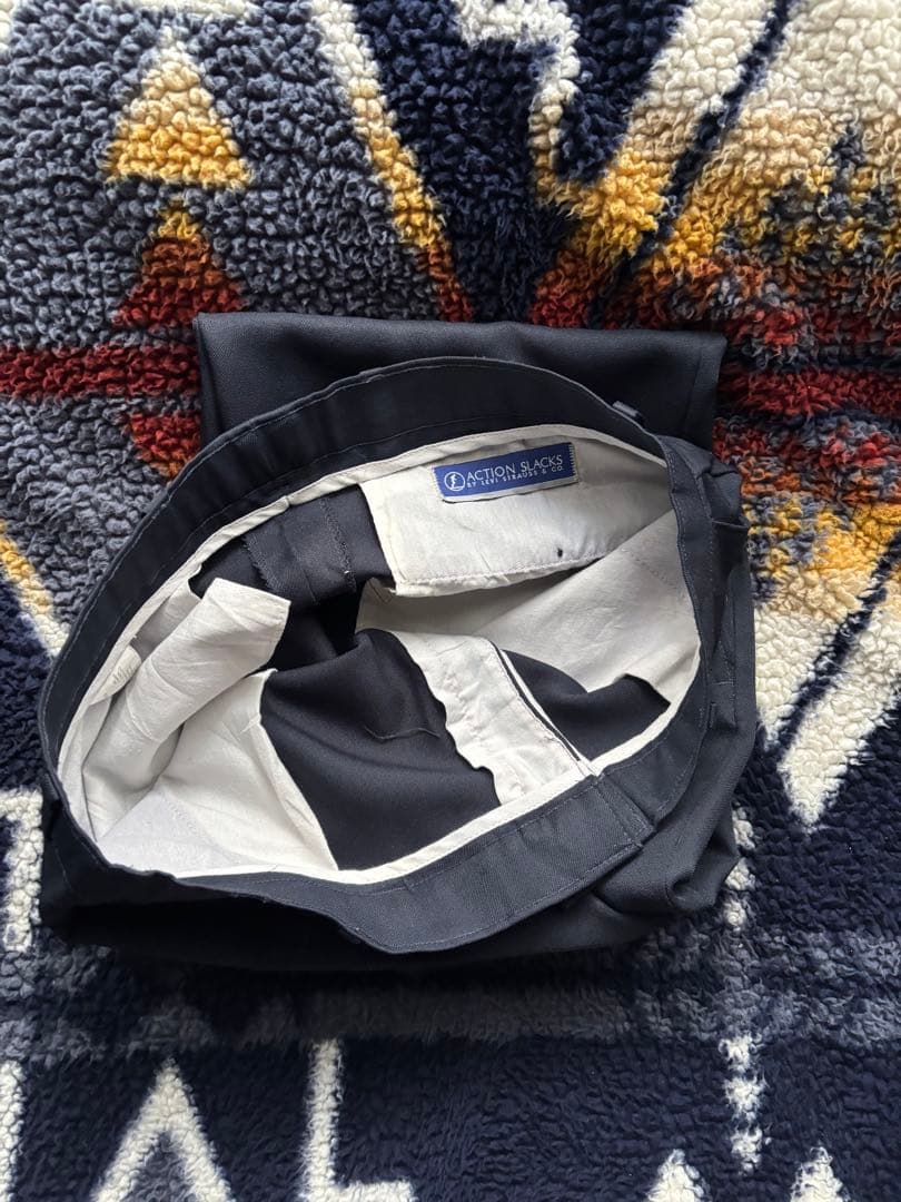 ACTION SLACKS ダークネイビー 34×30 Levi's