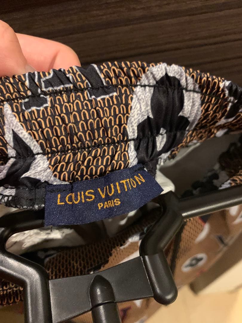 Louis Vuitton ロゴショートパンツ ブラウン 水着 ヴィトン