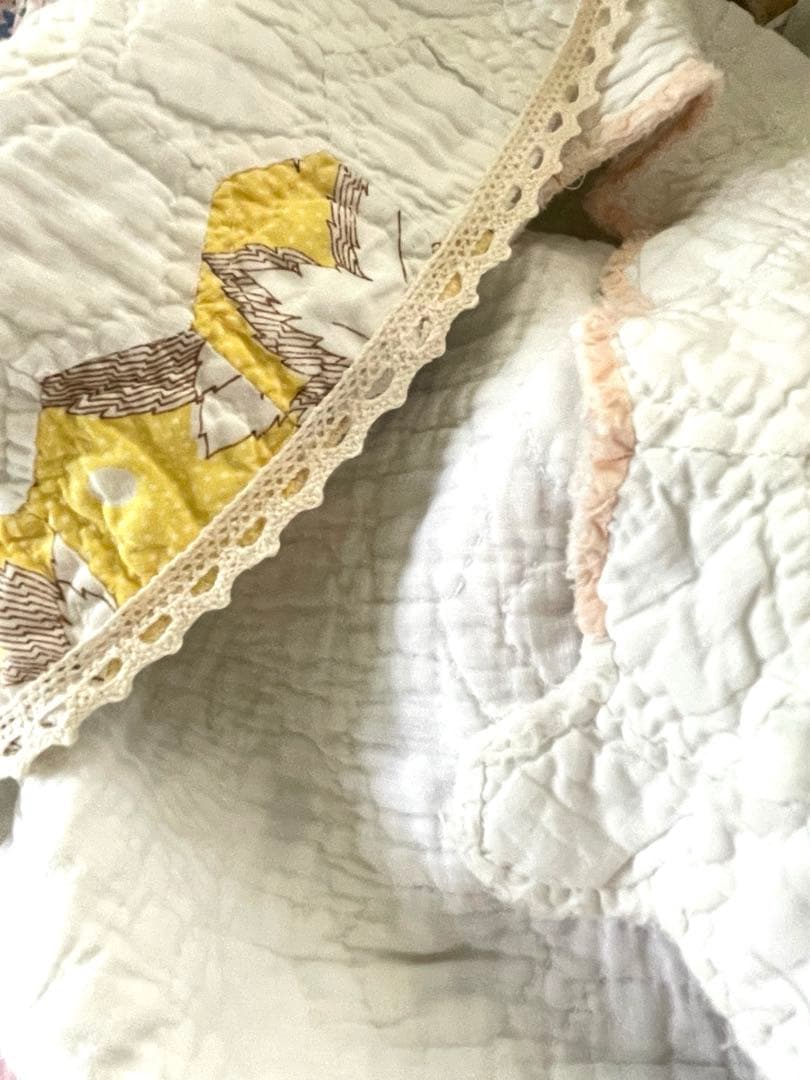 アンティークキルトマルチカバー♡ハンドメイド·͜· ♡