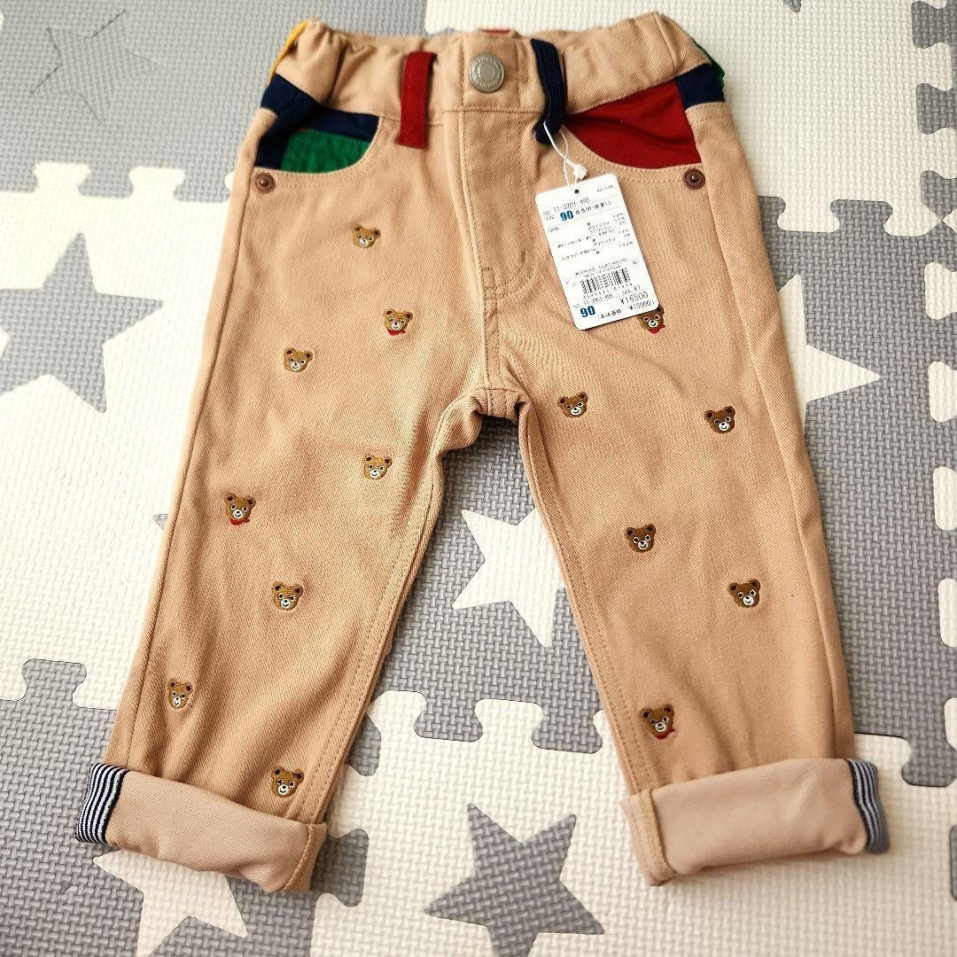 ★新品★　ミキハウス パンツ90cm3点セット&Tシャツ