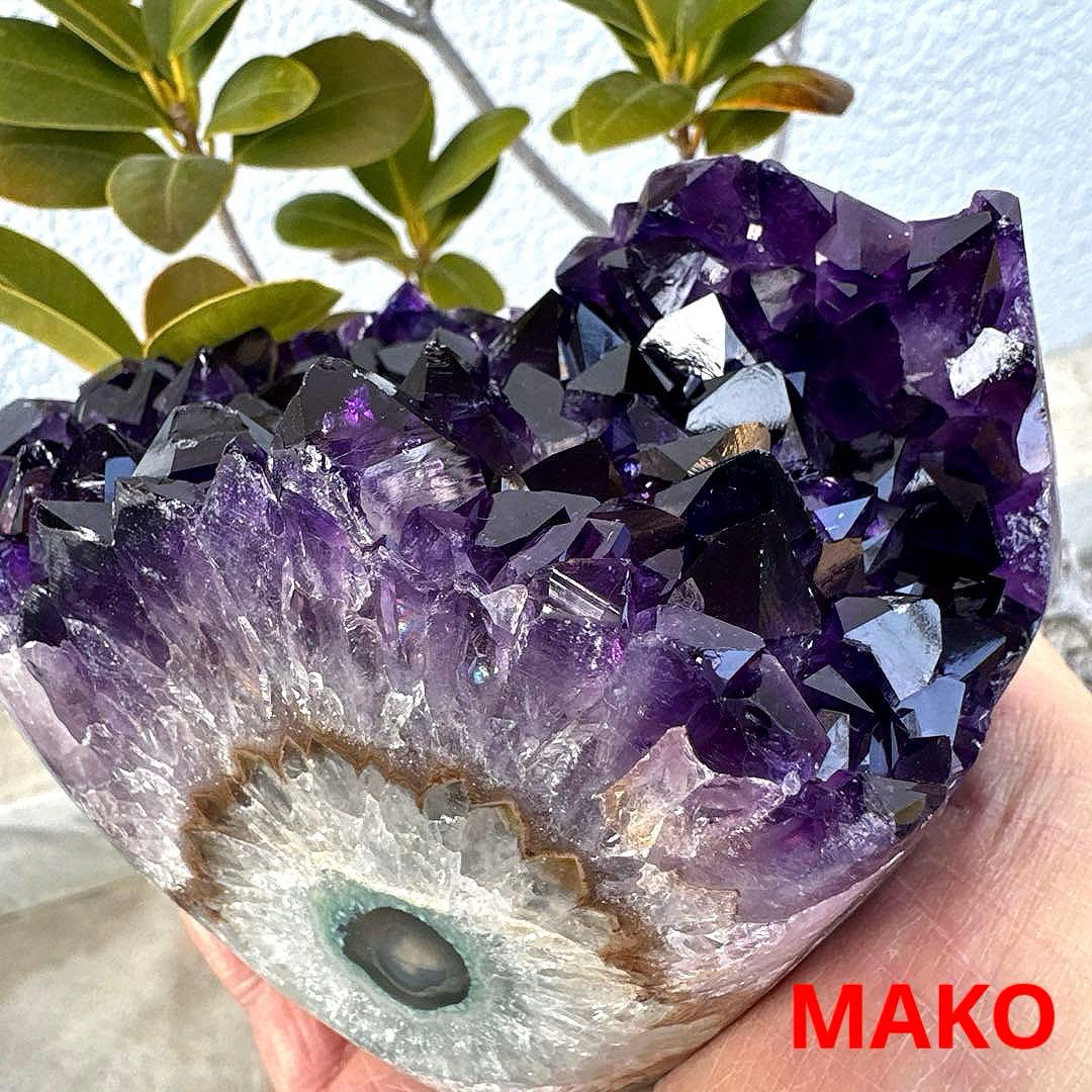 M1885☆アメジストクラスター882g☆ウルグアイ産☆天然石☆N60104-B