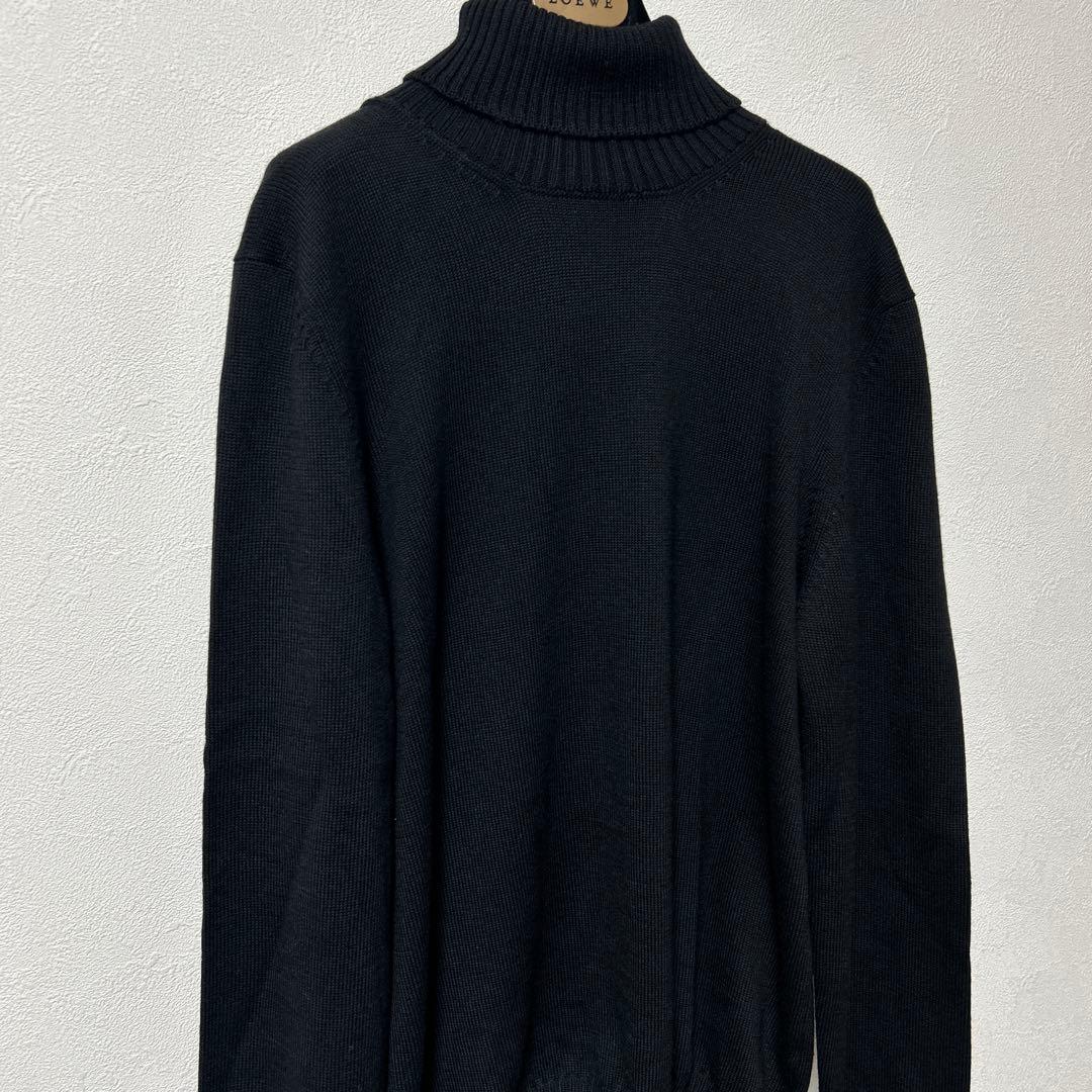 gransasso タートルネック ニット ブラック